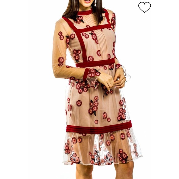 COPY - Endless Rose Embroidered dress large - Picture 8 of 8